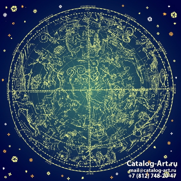 Printing images - Galaxy - ceilings design